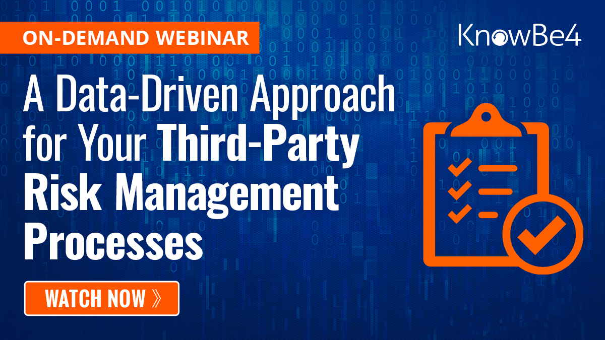 A Data-Driven Approach for Your Third-Party Risk Management Processes